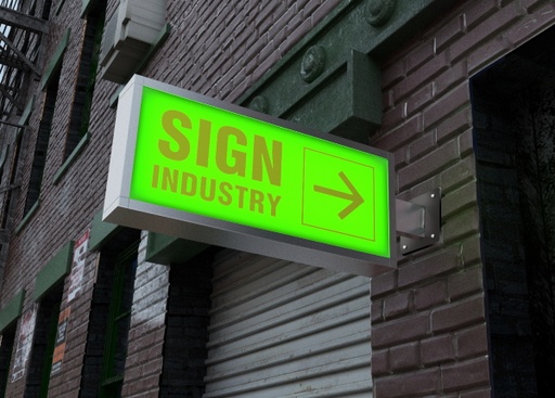 Консольна світлова вивіска